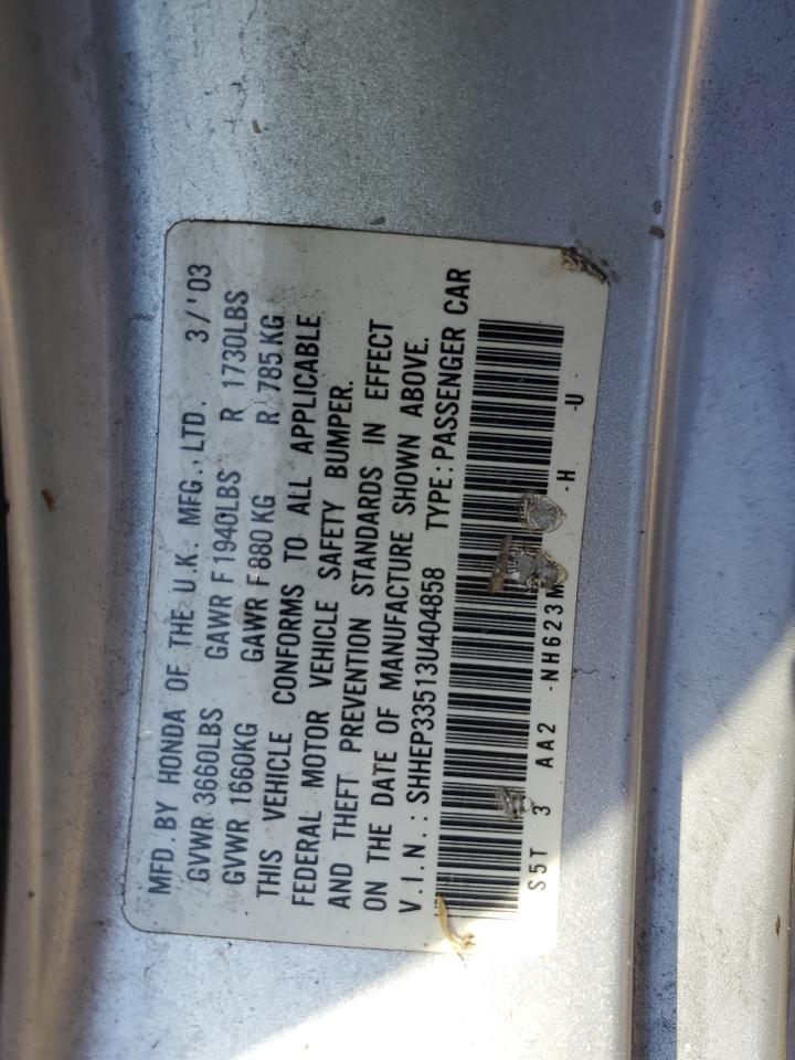 2003 HONDA CIVIC
