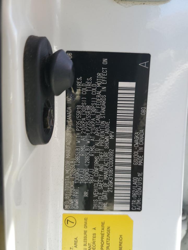 2007 LEXUS RX 350