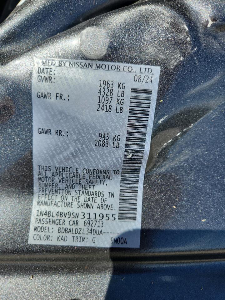 2025 NISSAN ALTIMA