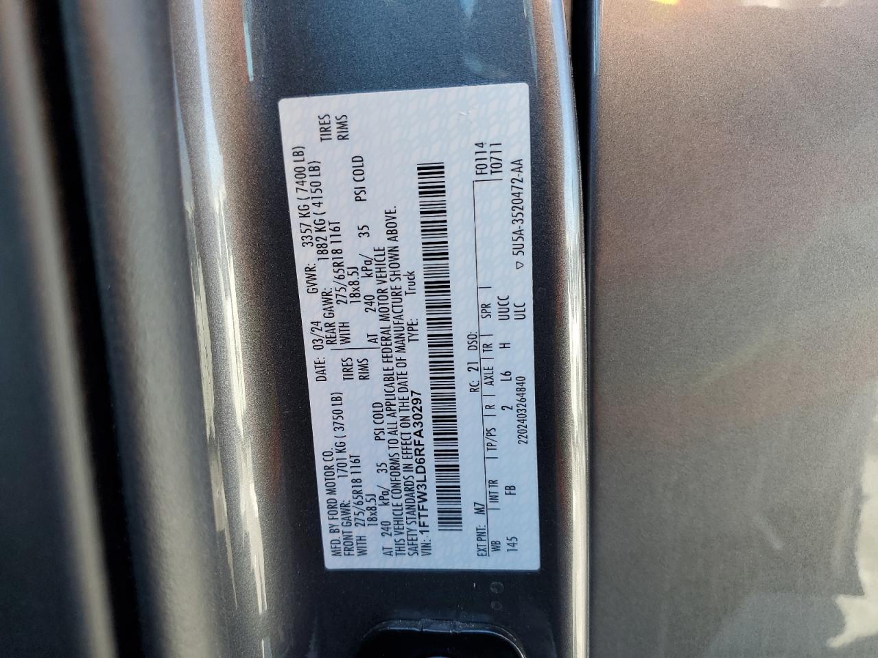 2024 FORD F-150