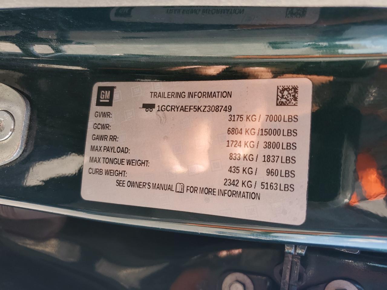 2019 CHEVROLET Silverado
