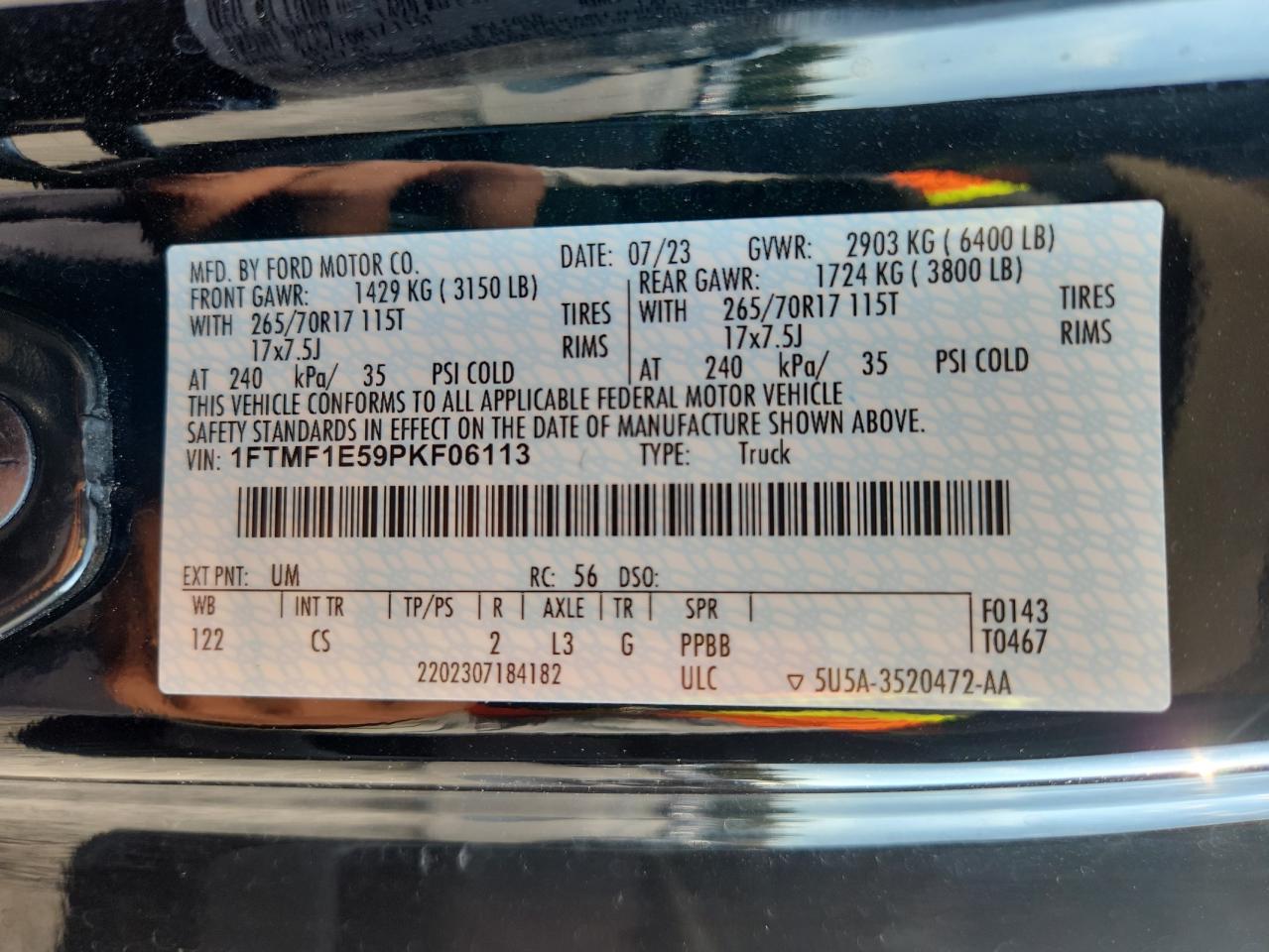 2023 FORD F-150