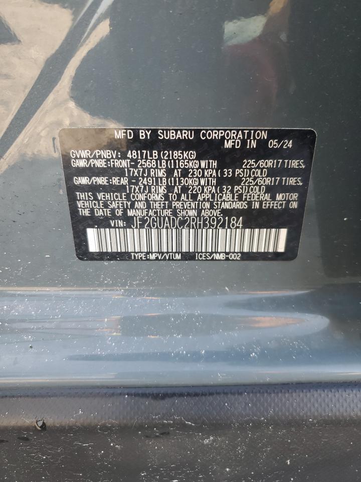 2024 SUBARU Crosstrek