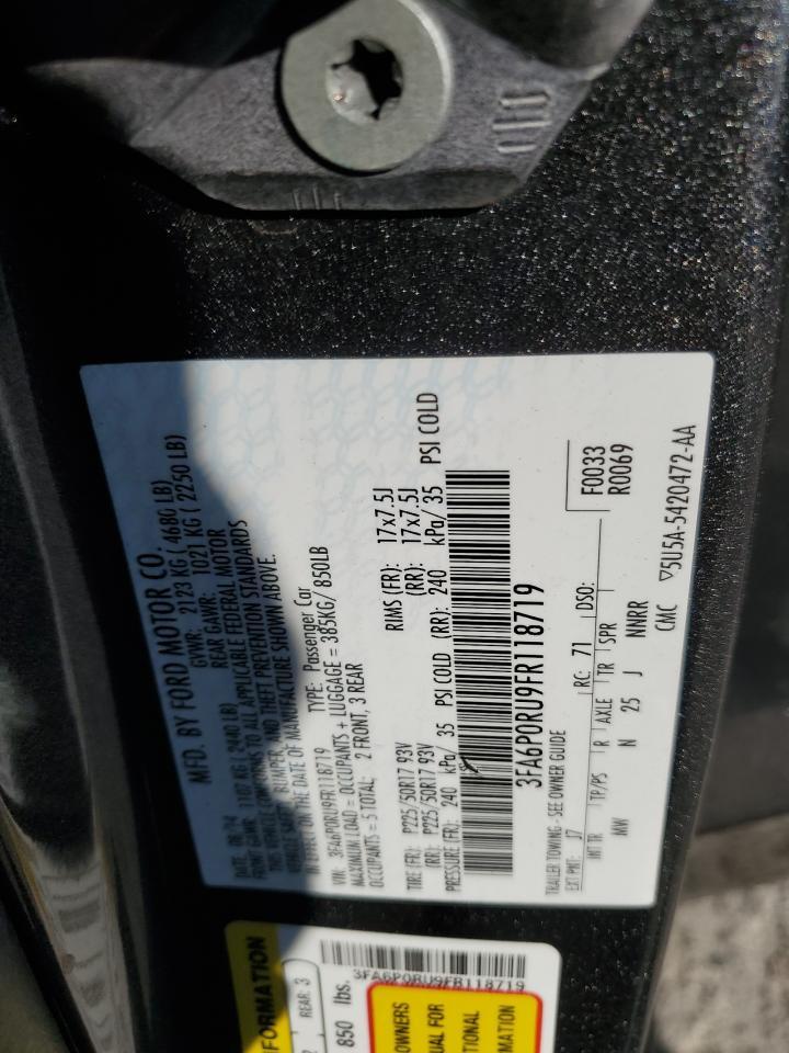 2015 FORD FUSION