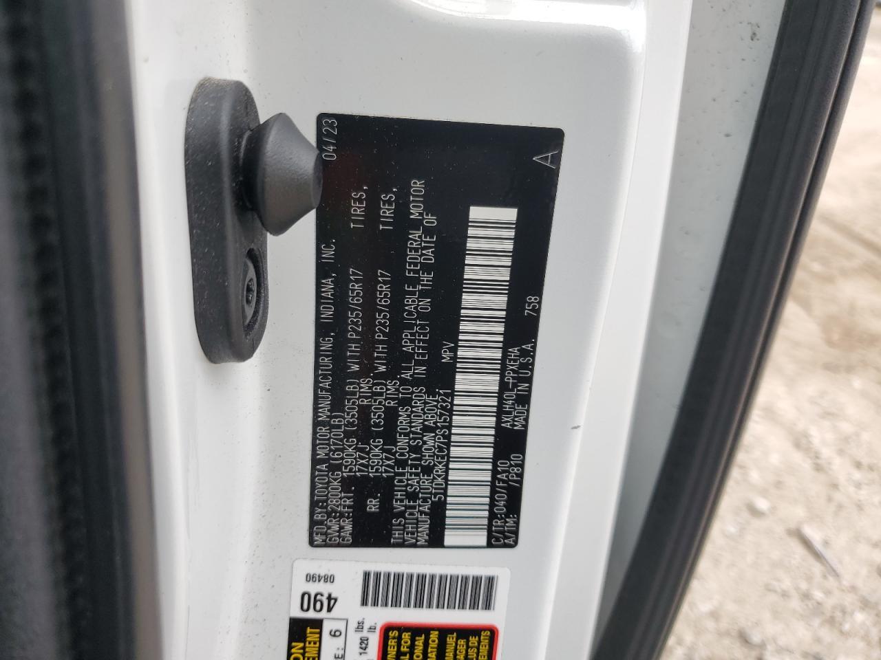 2023 TOYOTA SIENNA