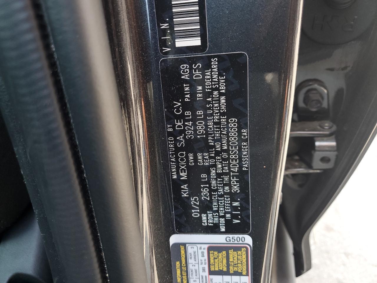 2025 KIA K4