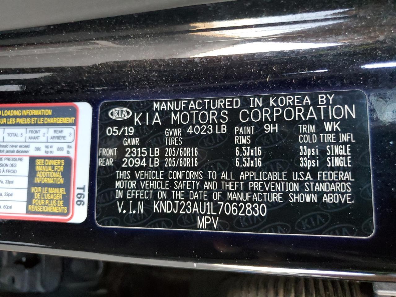 2020 KIA SOUL
