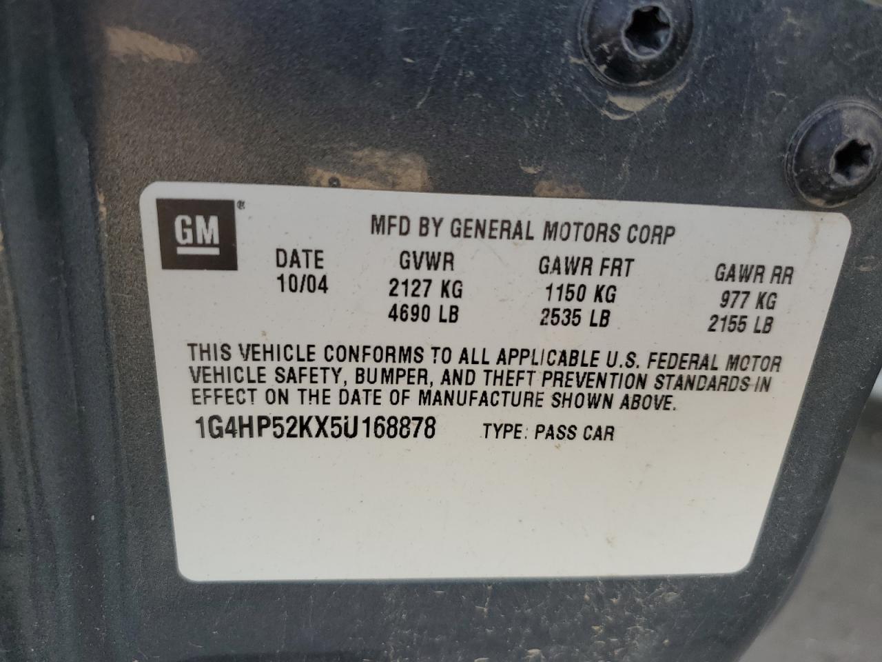 2005 BUICK Lesabre