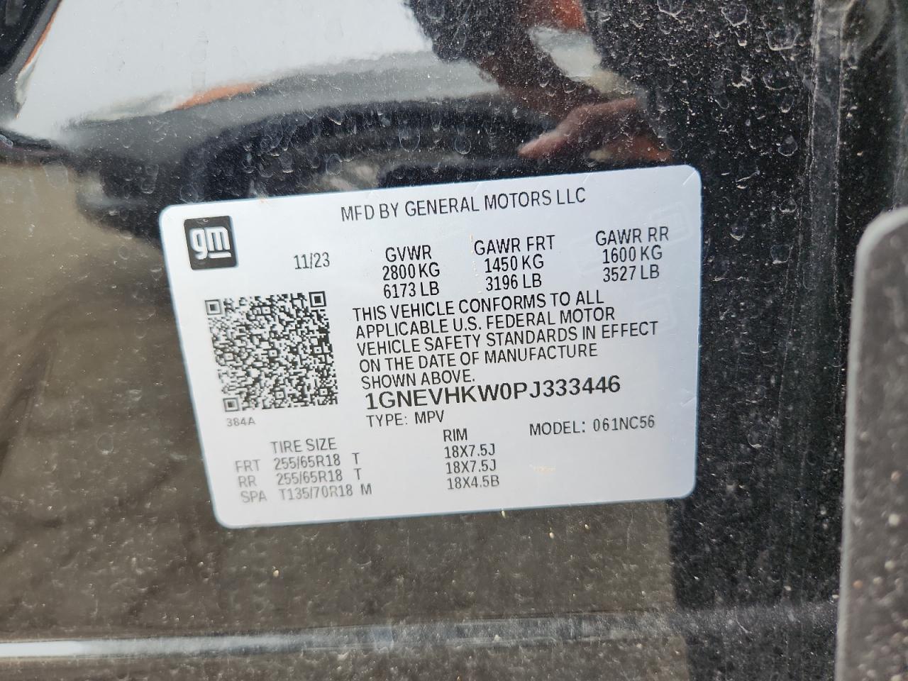 2023 CHEVROLET TRAVERSE