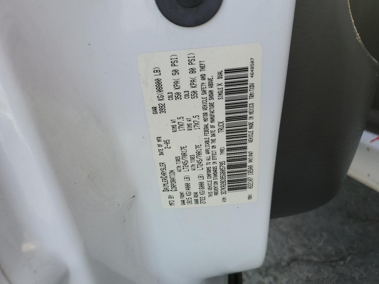 2005 DODGE Ram 2500