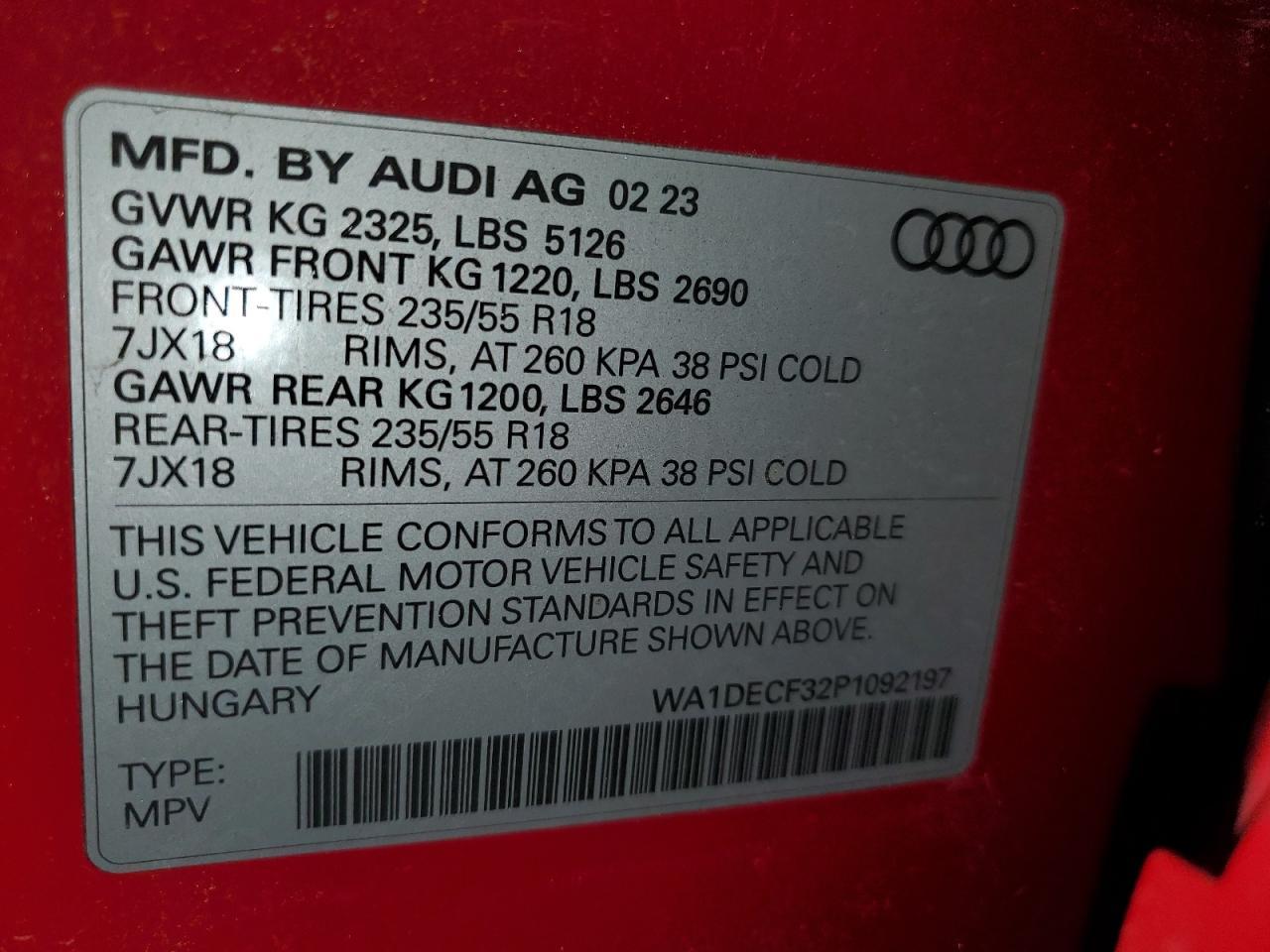 2023 AUDI Q3