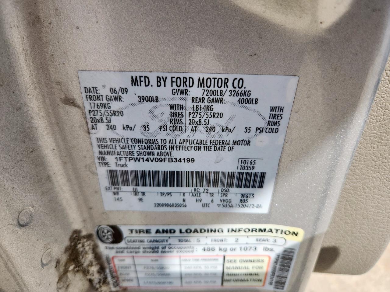 2009 FORD F-150