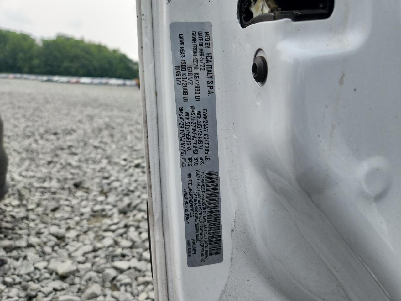 2022 RAM ProMaster City