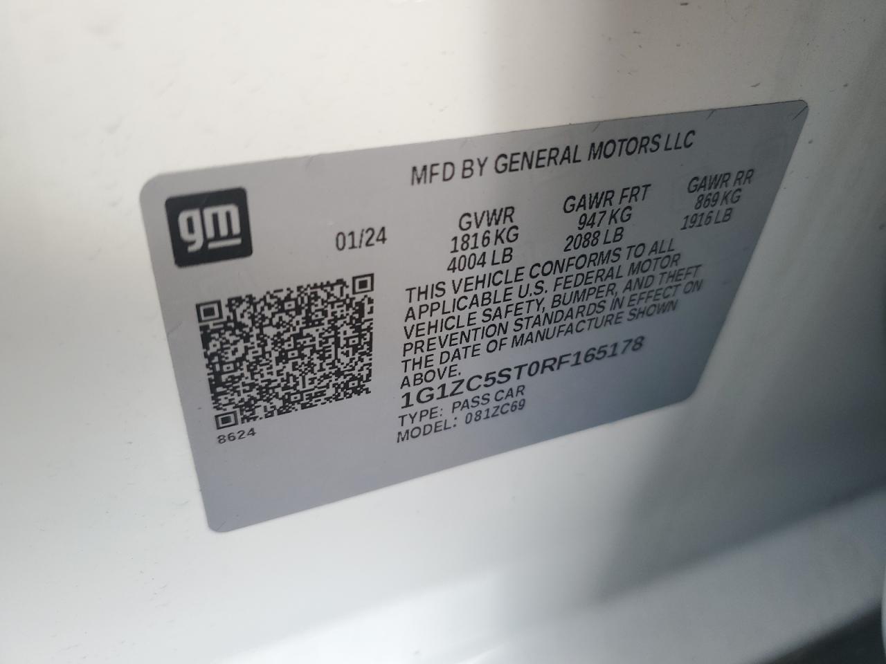 2024 CHEVROLET MALIBU