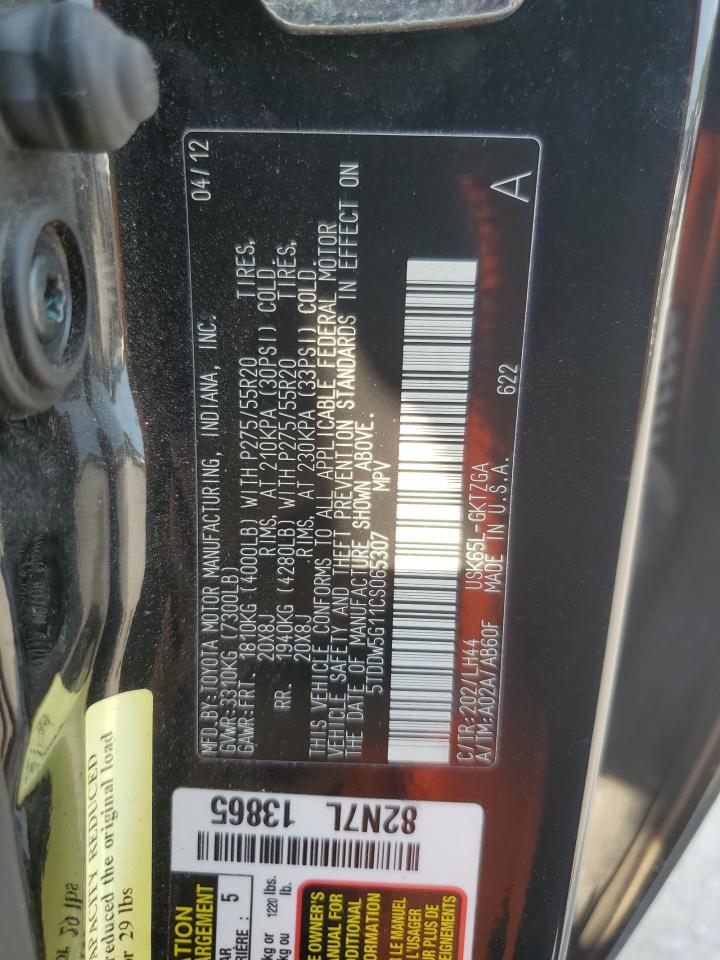 2012 TOYOTA Sequoia