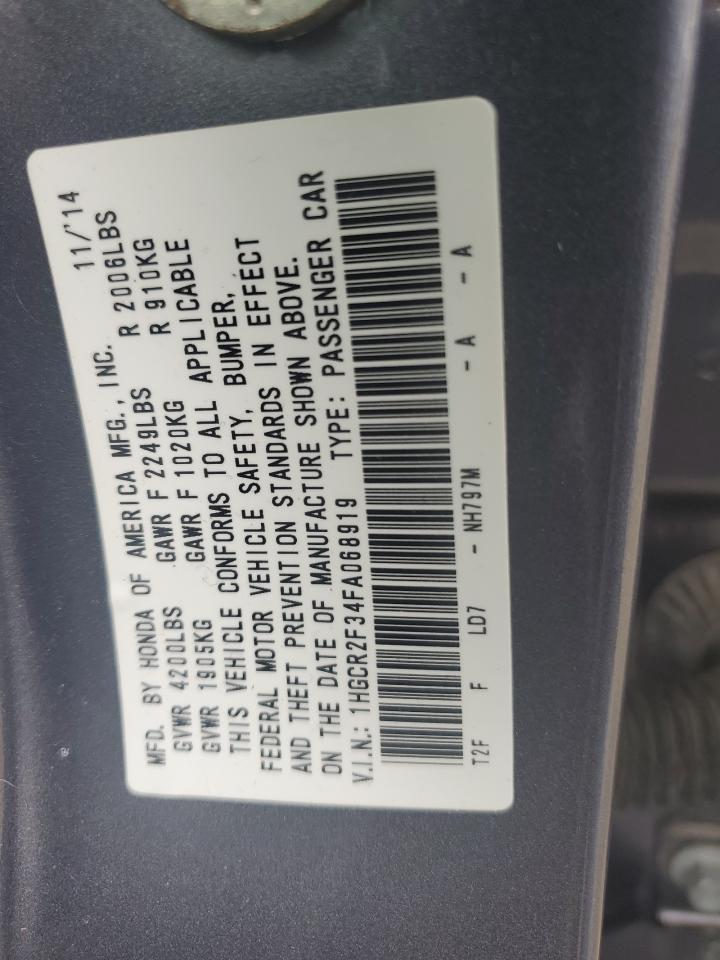2015 HONDA ACCORD