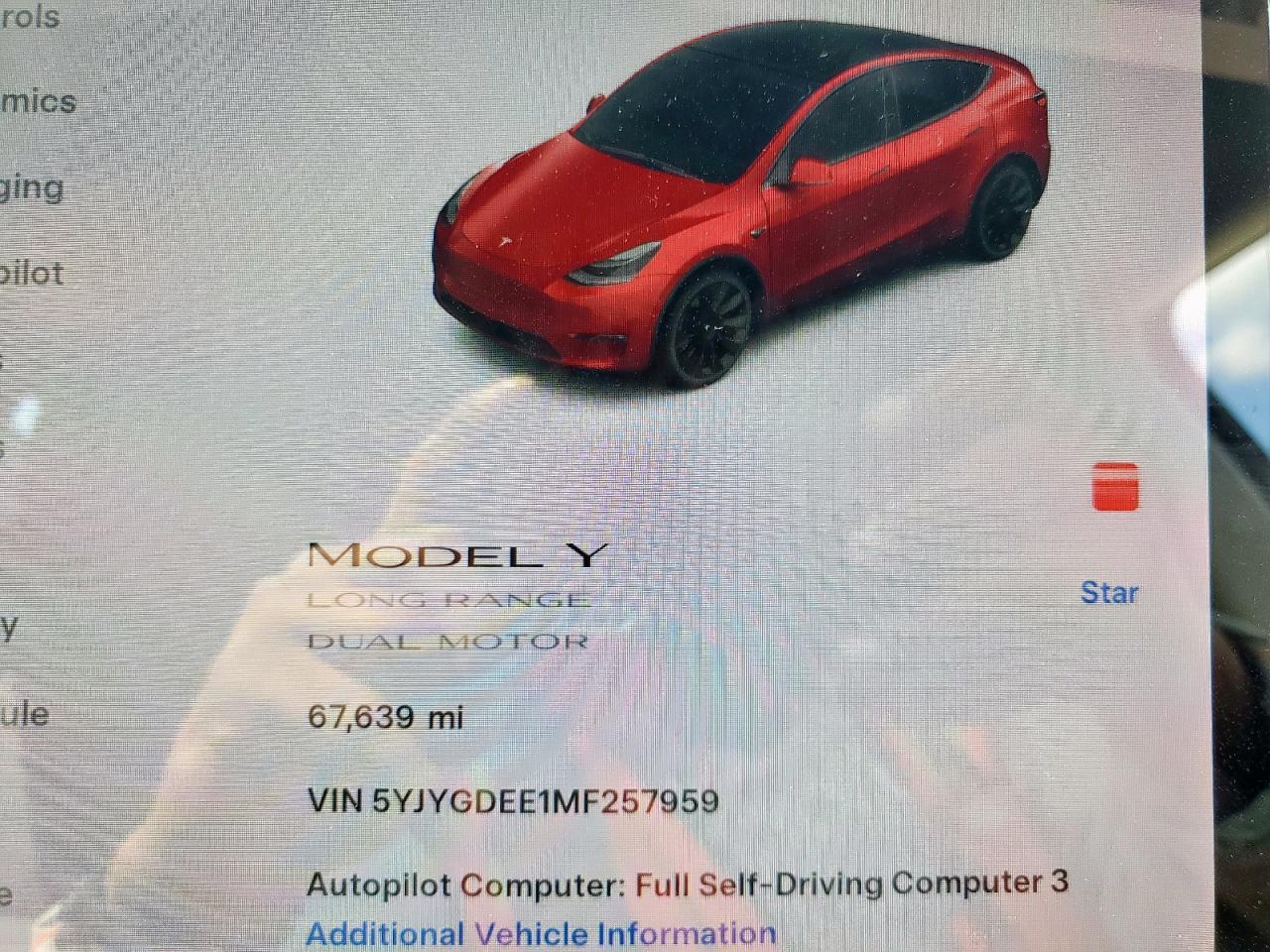 2021 TESLA MODEL Y