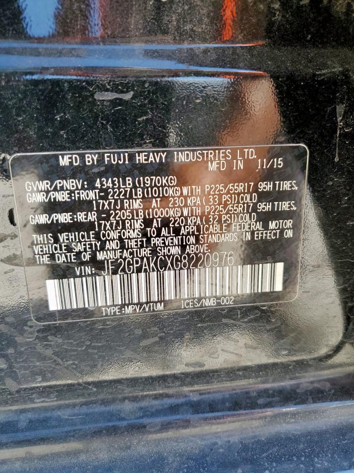 2016 SUBARU Crosstrek