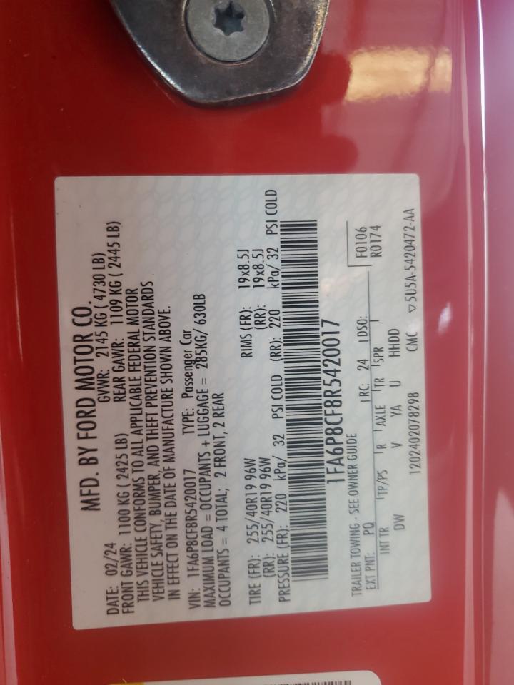 2024 FORD MUSTANG