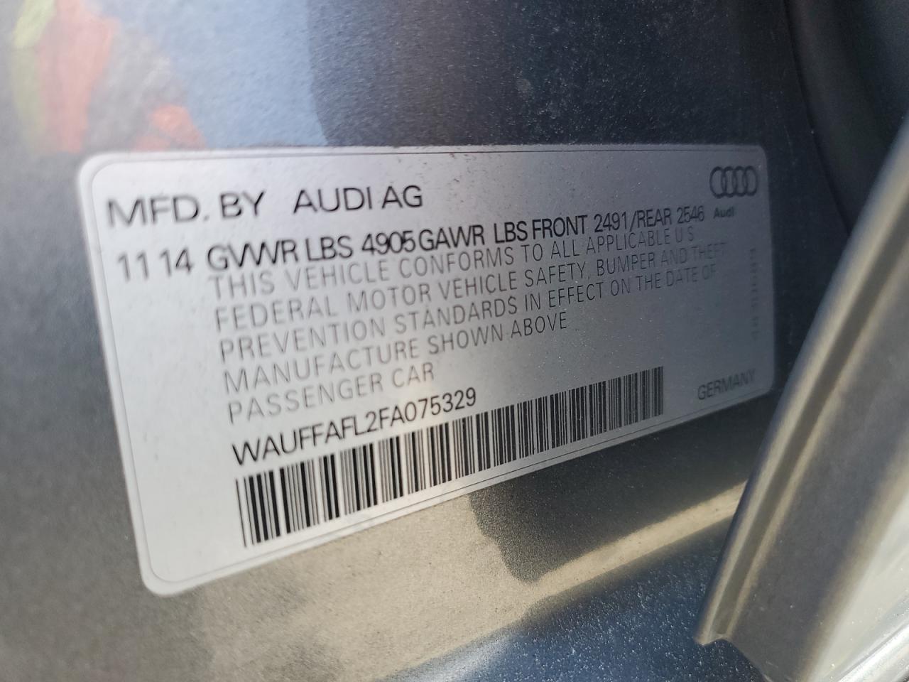 2015 AUDI A4