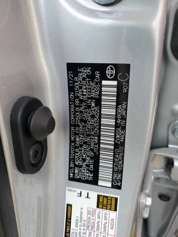 2022 TOYOTA PRIUS