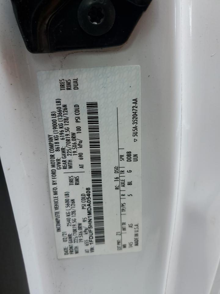 2021 FORD F-550
