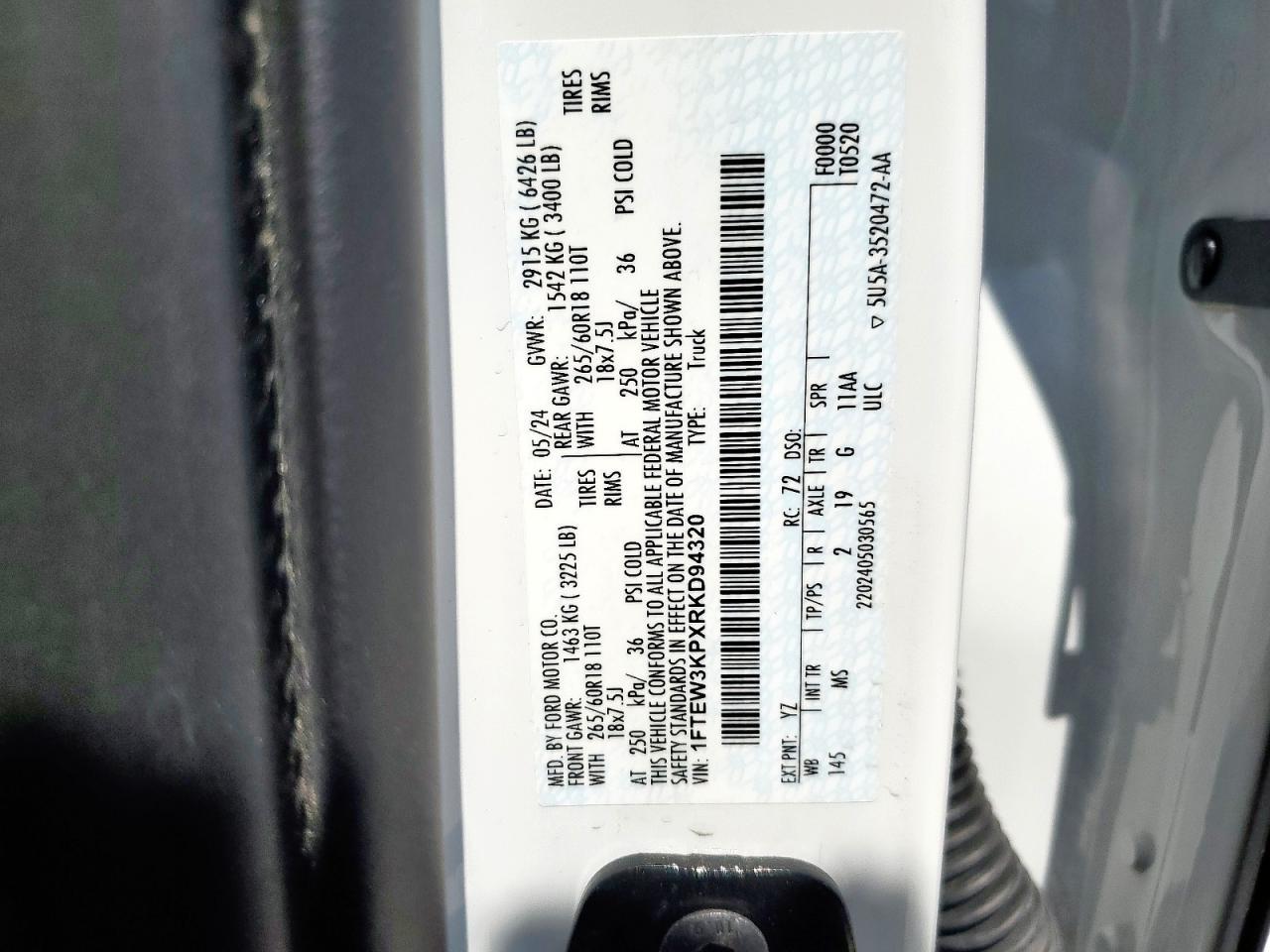 2024 FORD F-150