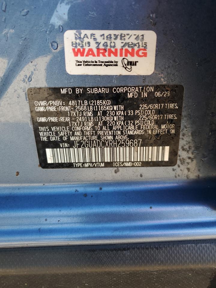 2024 SUBARU Crosstrek