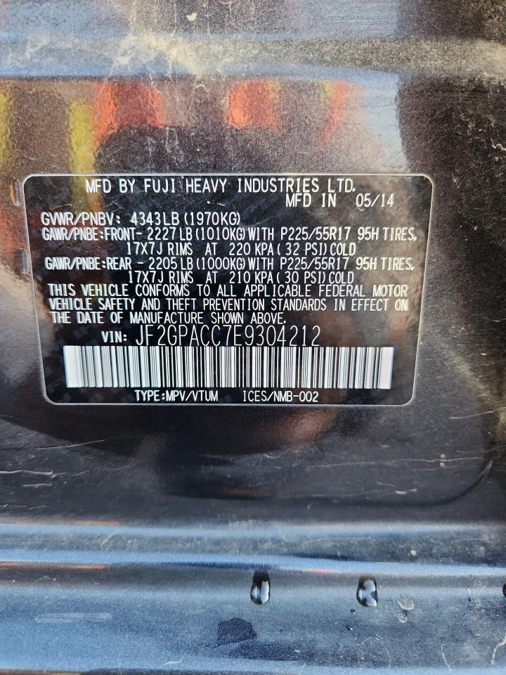 2014 SUBARU XV Crosstrek