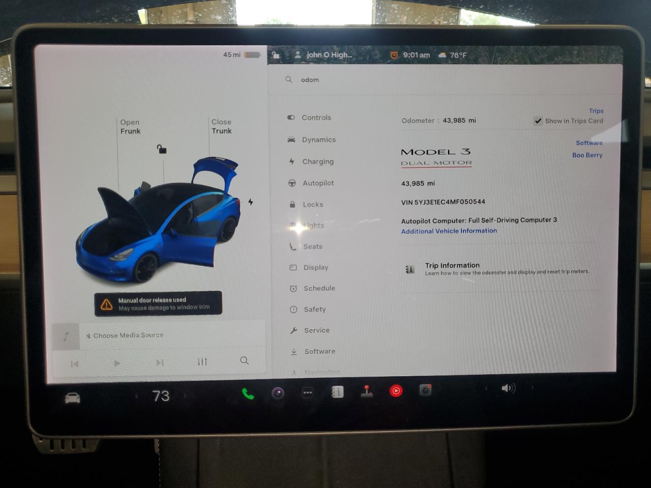 2021 TESLA MODEL 3