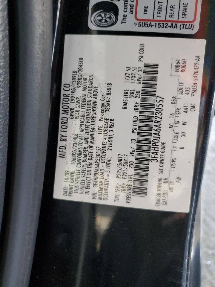 2010 FORD FUSION