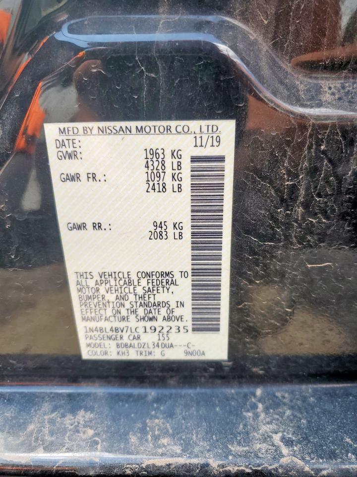 2020 NISSAN ALTIMA