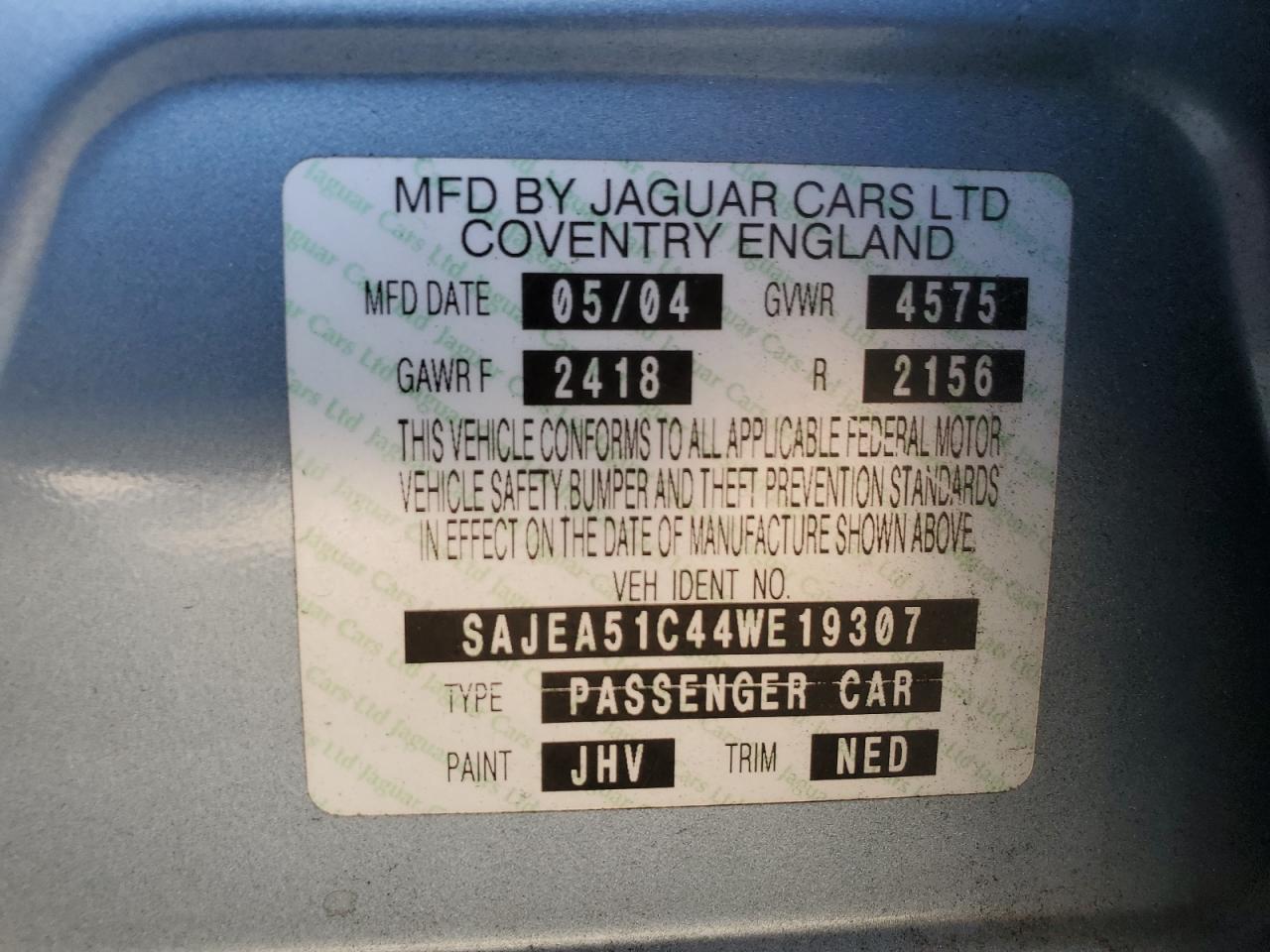 2004 JAGUAR X-Type