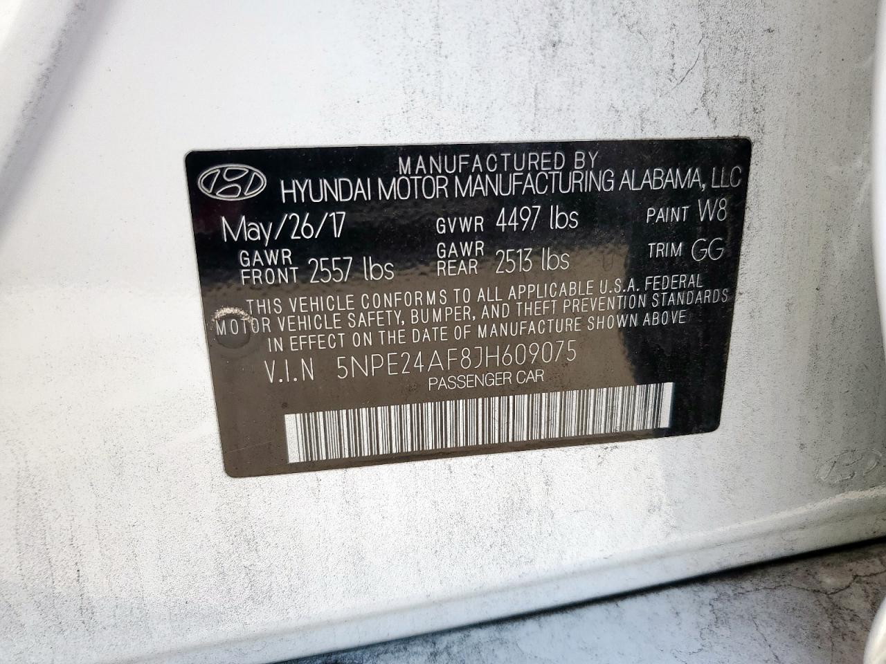 2018 HYUNDAI SONATA