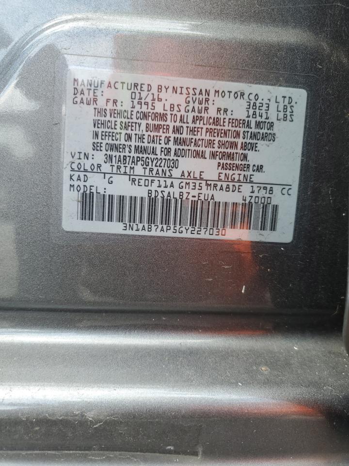 2016 NISSAN SENTRA