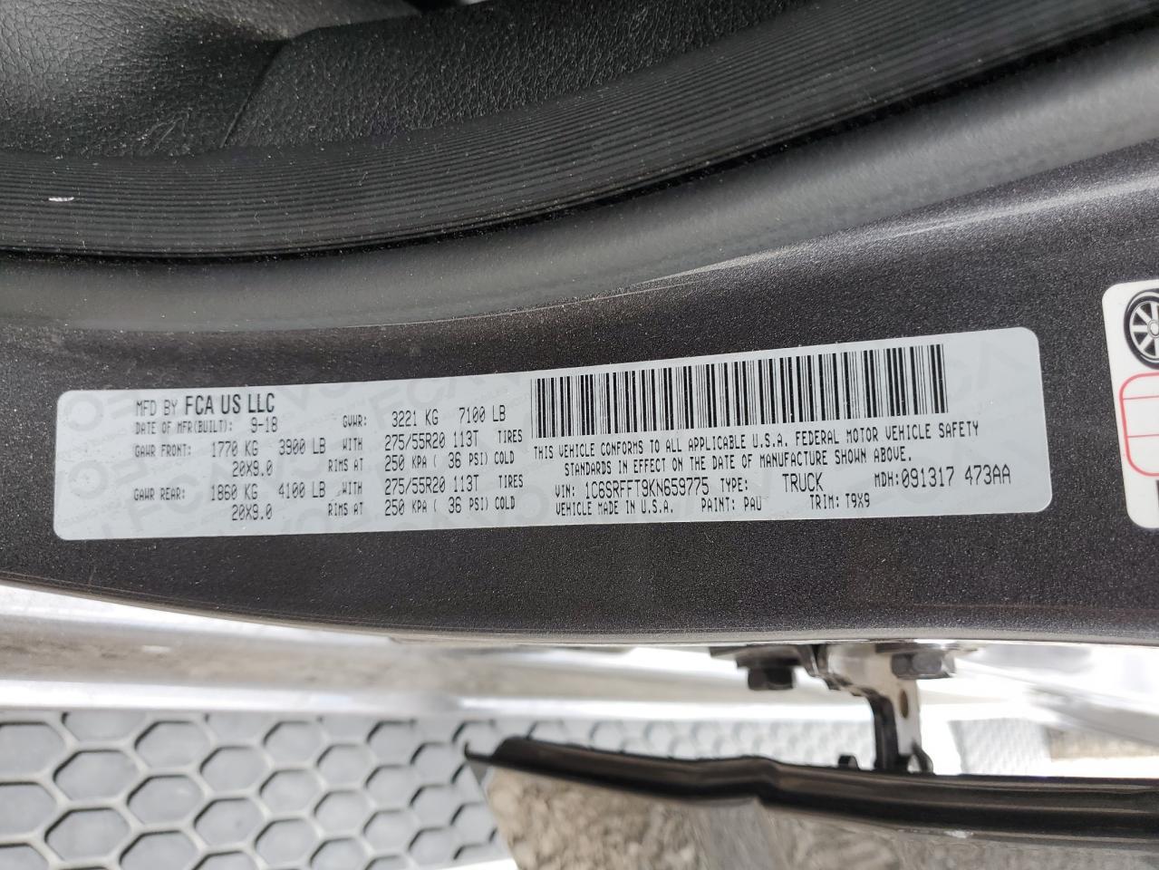 2019 RAM 1500