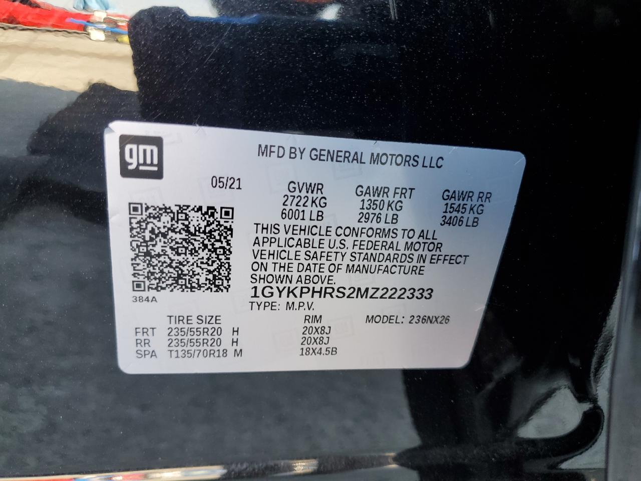 2021 CADILLAC XT6