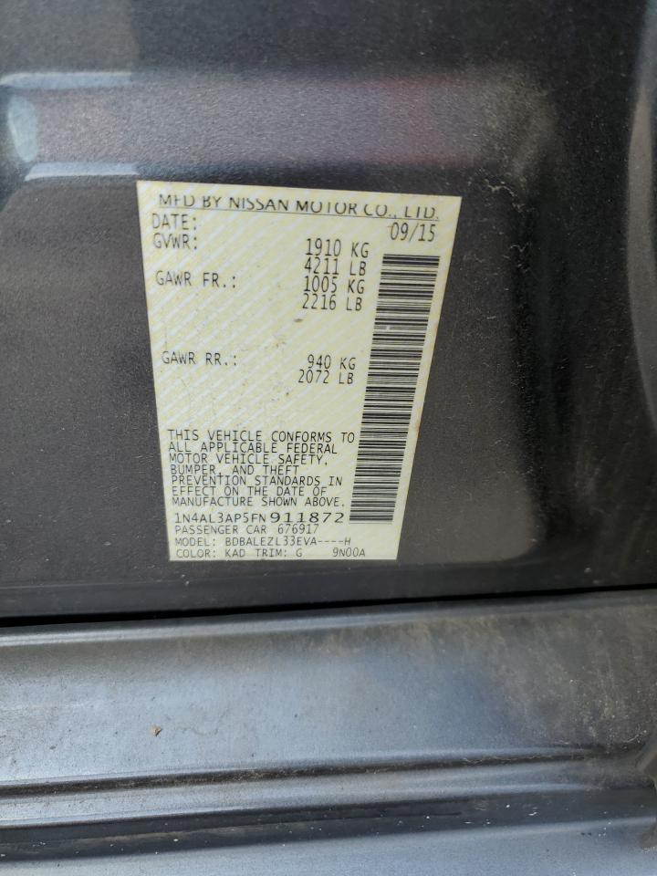2015 NISSAN ALTIMA
