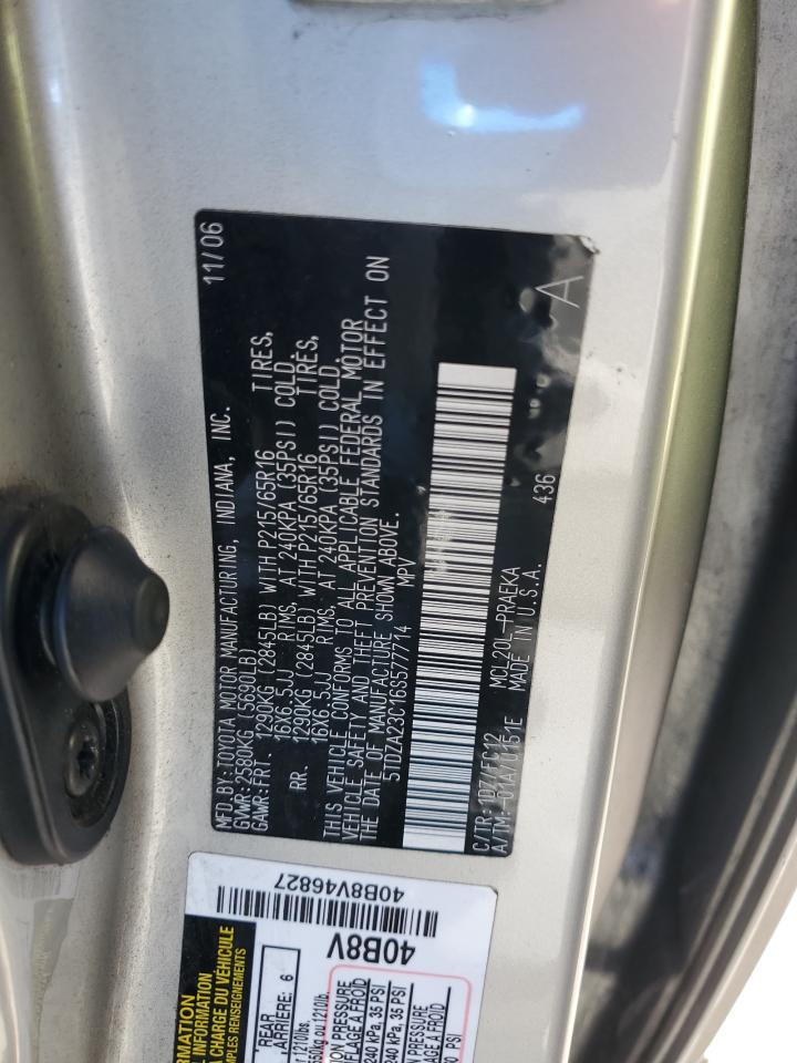 2006 TOYOTA SIENNA