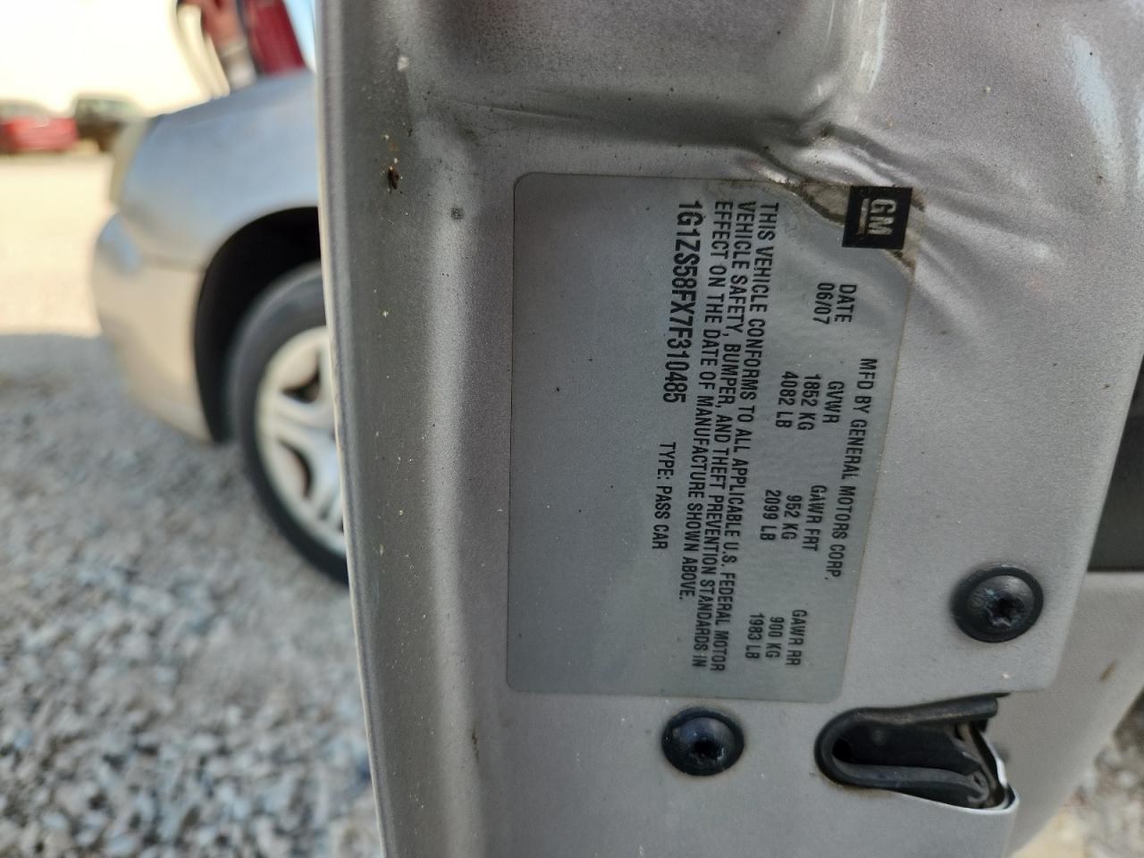 2007 CHEVROLET MALIBU