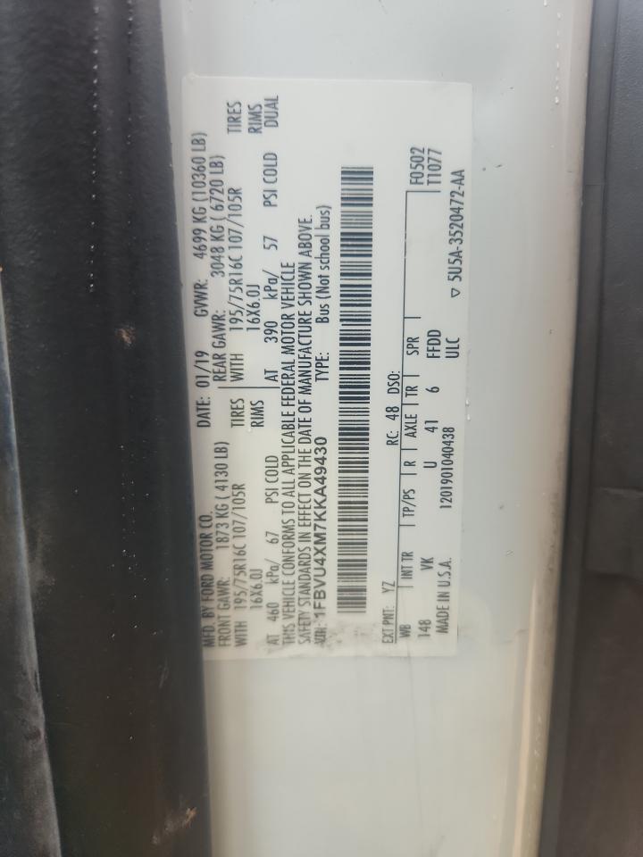 2019 FORD Transit