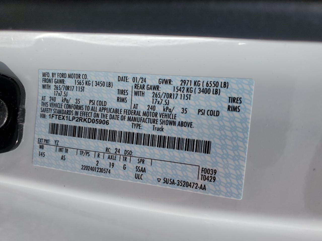 2024 FORD F-150