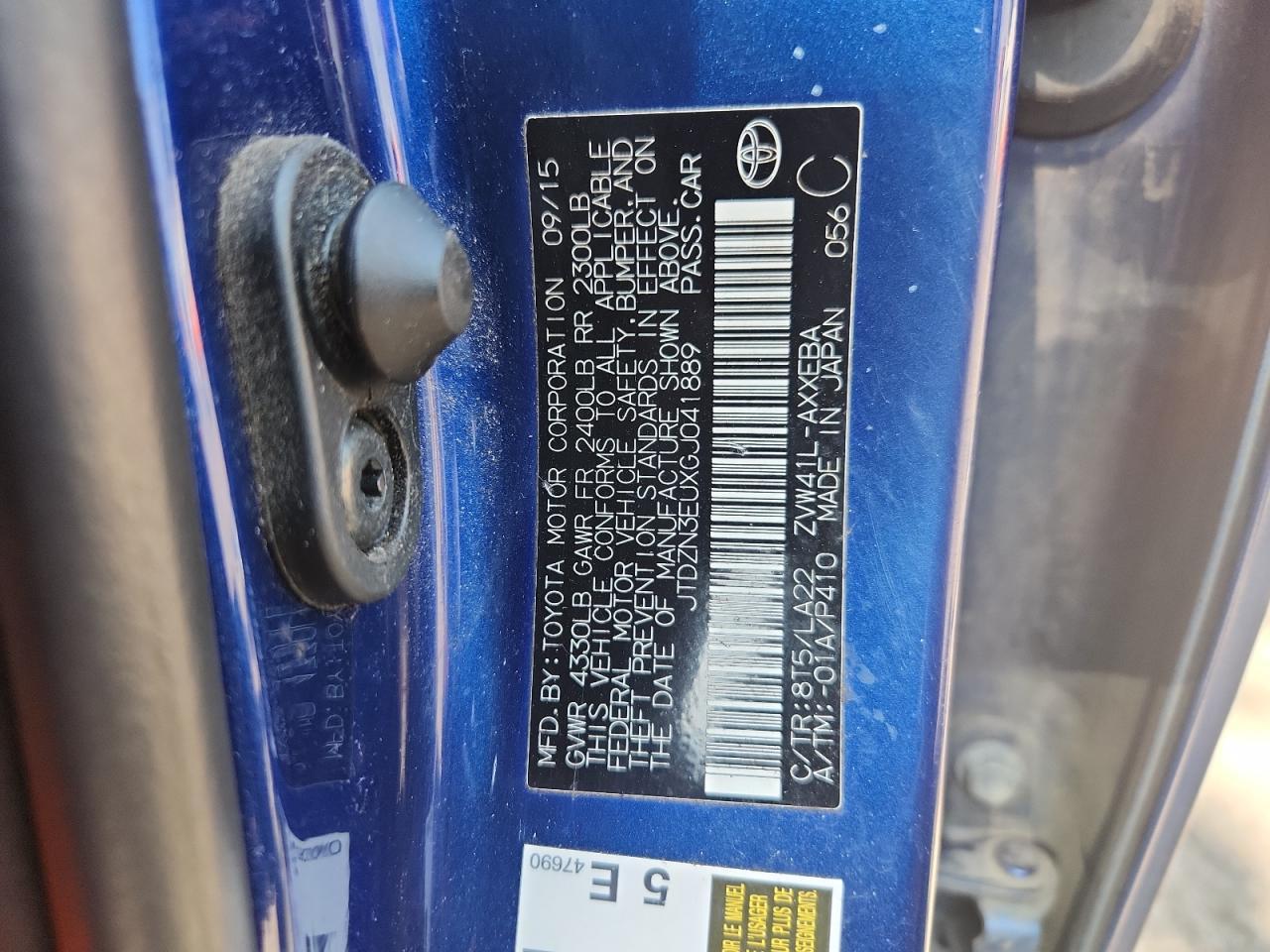 2016 TOYOTA PRIUS V