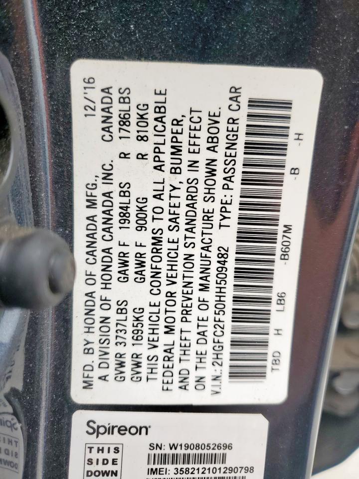 2017 HONDA CIVIC