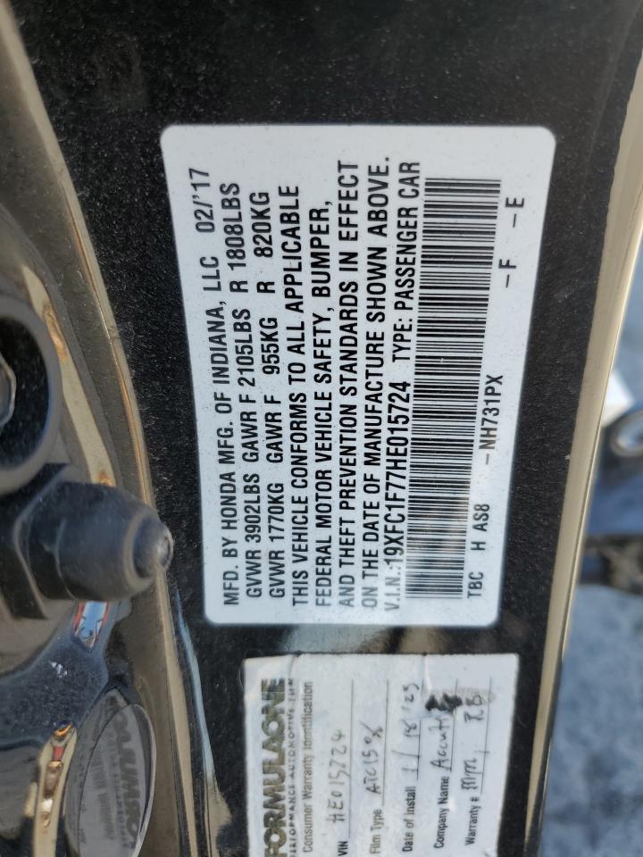 2017 HONDA CIVIC