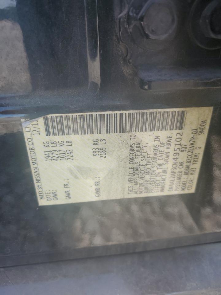 2012 NISSAN ALTIMA