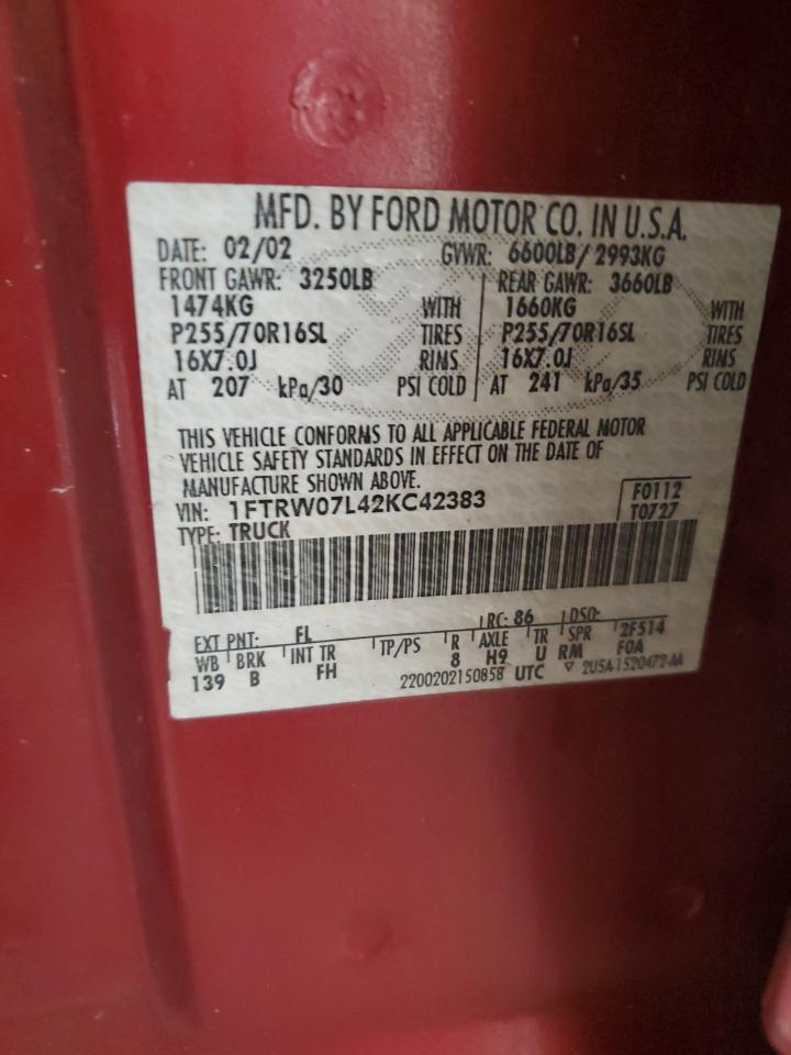 2002 FORD F-150