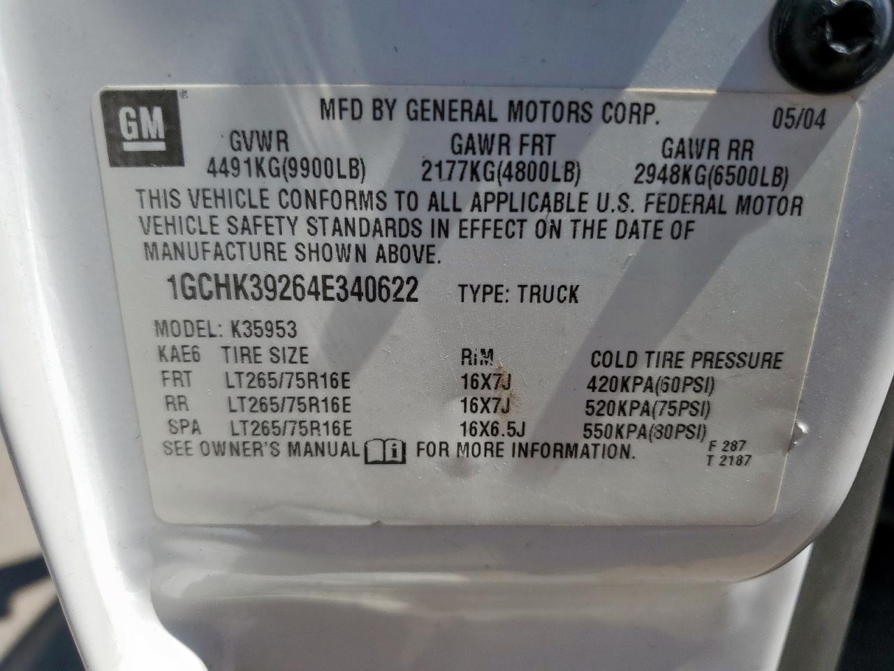 2004 CHEVROLET Silverado