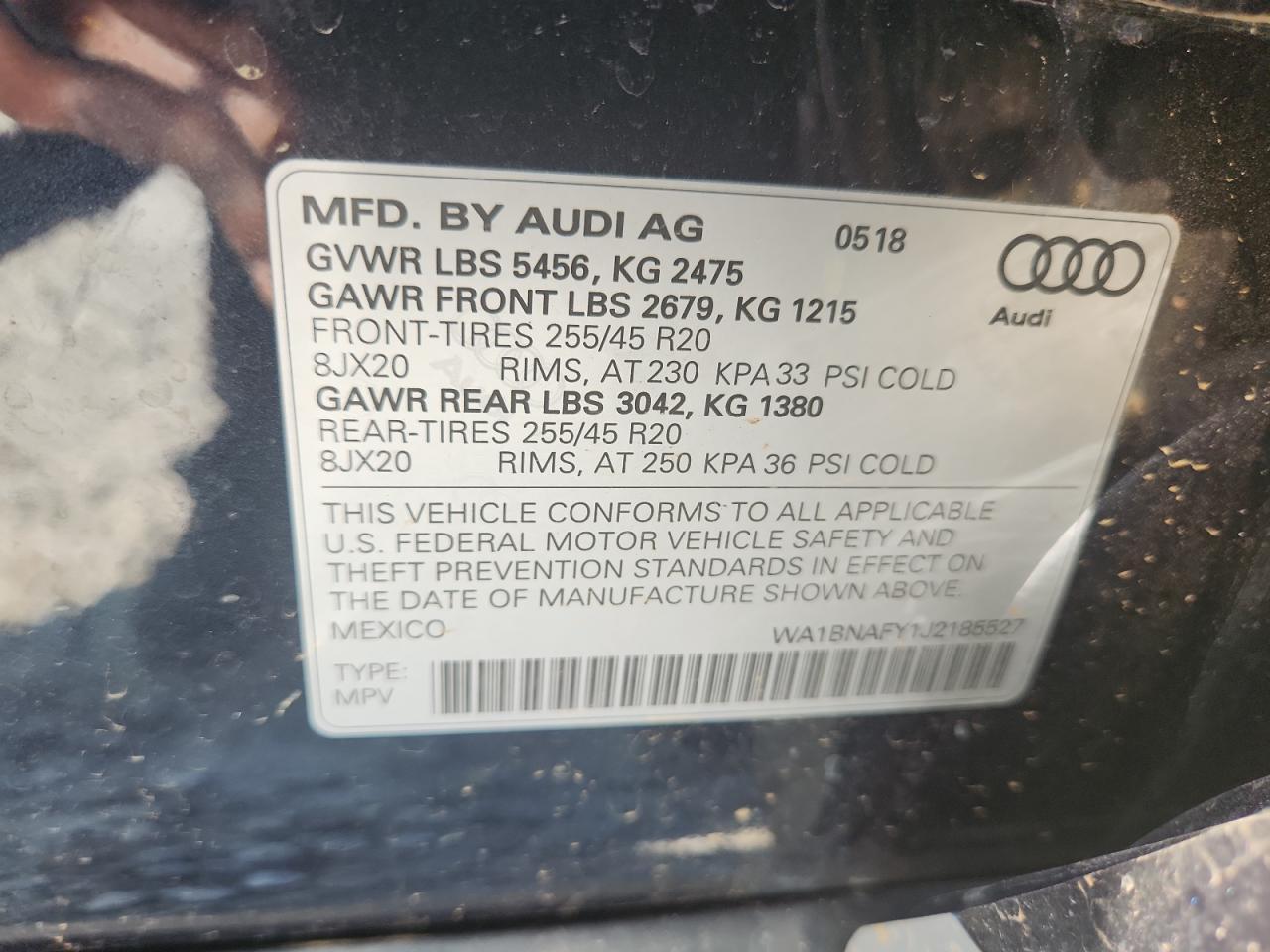 2018 AUDI Q5