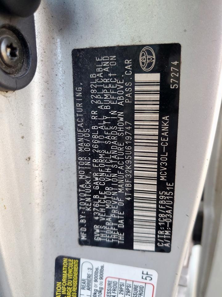 2005 TOYOTA CAMRY